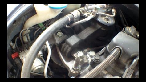 fuel line replacement on passenger side of engine bay